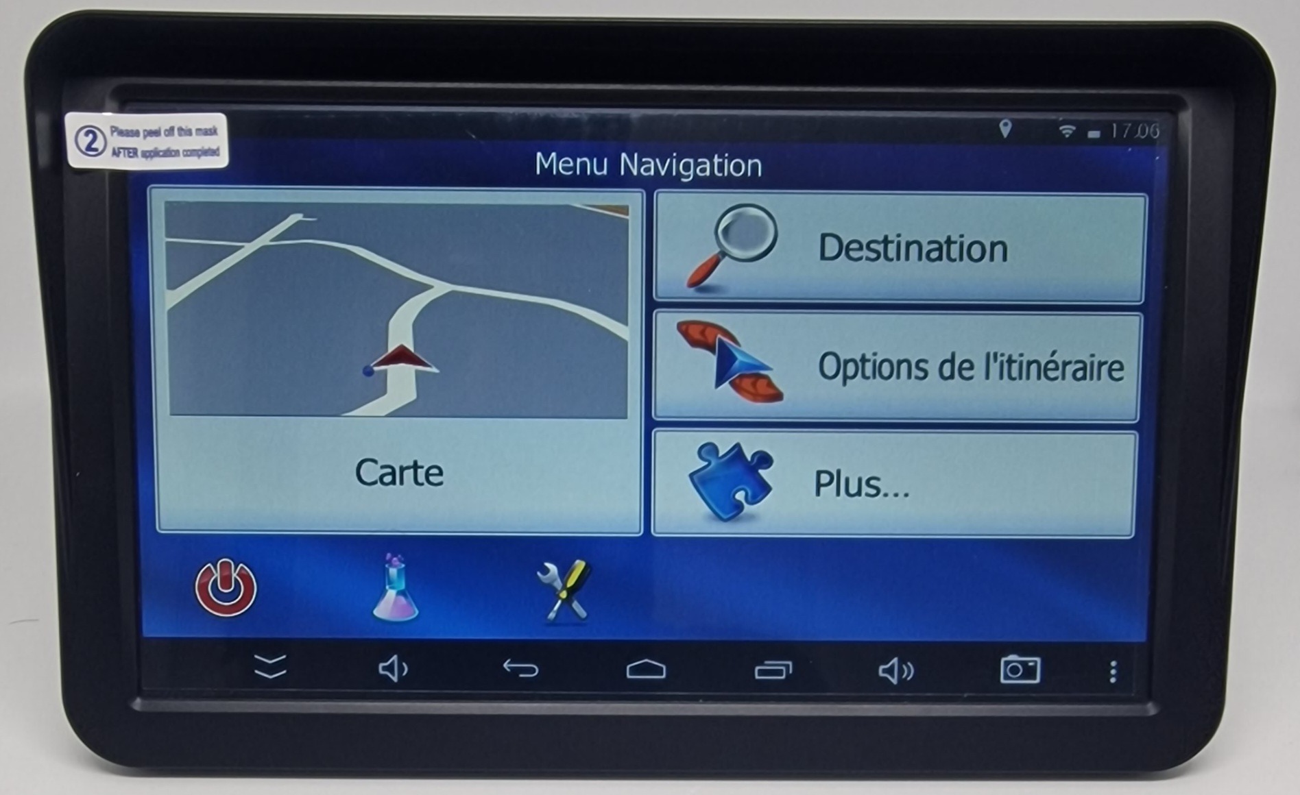 Navigateur 9 pouces GPS Android Pour Camions et Bus, avec carte UE, LiVE  TRAFFIC - GPS Poids Lourd - DRK TECH